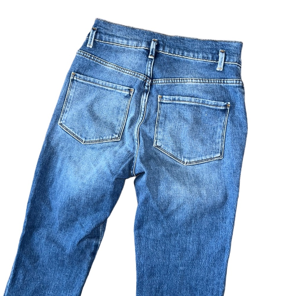 FRAME Le Slender Straight Leg Jeans Thistle Wash Women's Size 25 - Picture 4 of 6